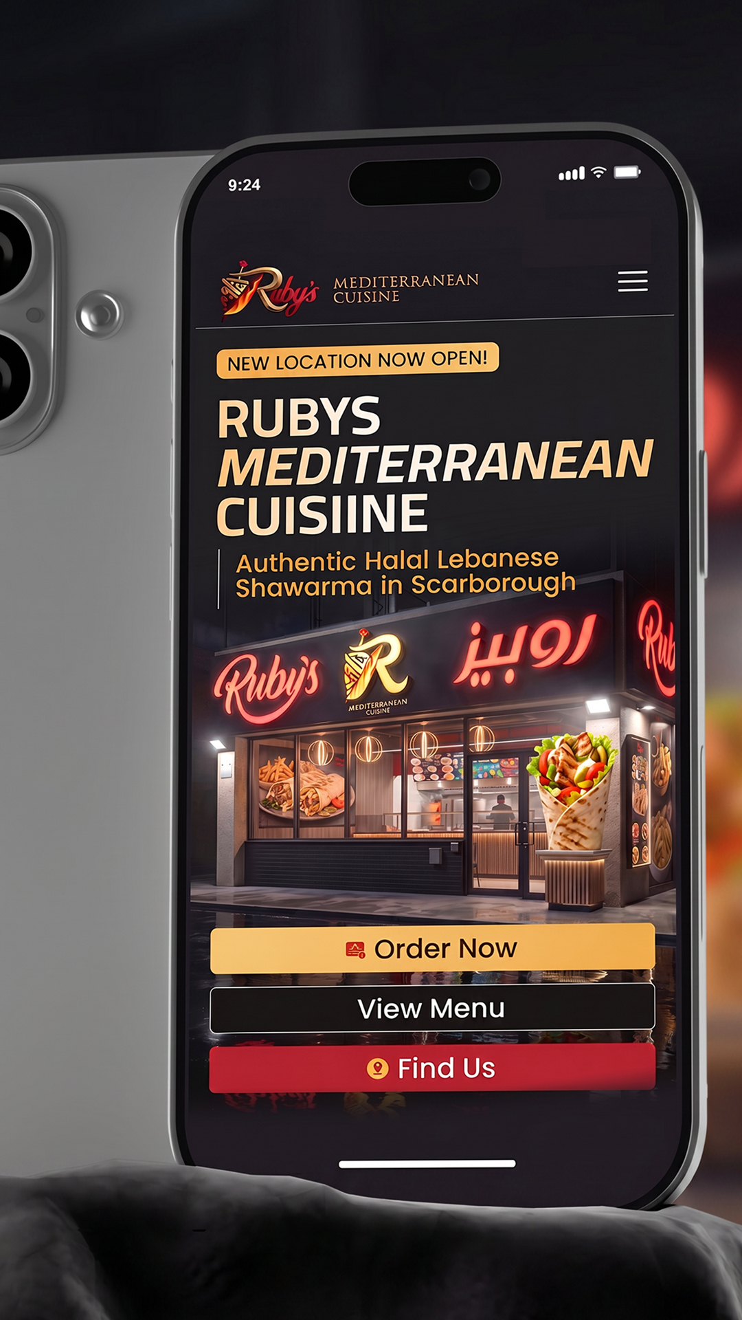 Ruby's Mediterranean Cuisine - work by Meison